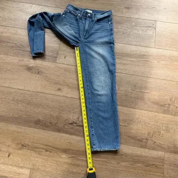 Madewell Perfect Vintage Straight Jeans Size 26 Blue High Rise Denim - Picture 3 of 8